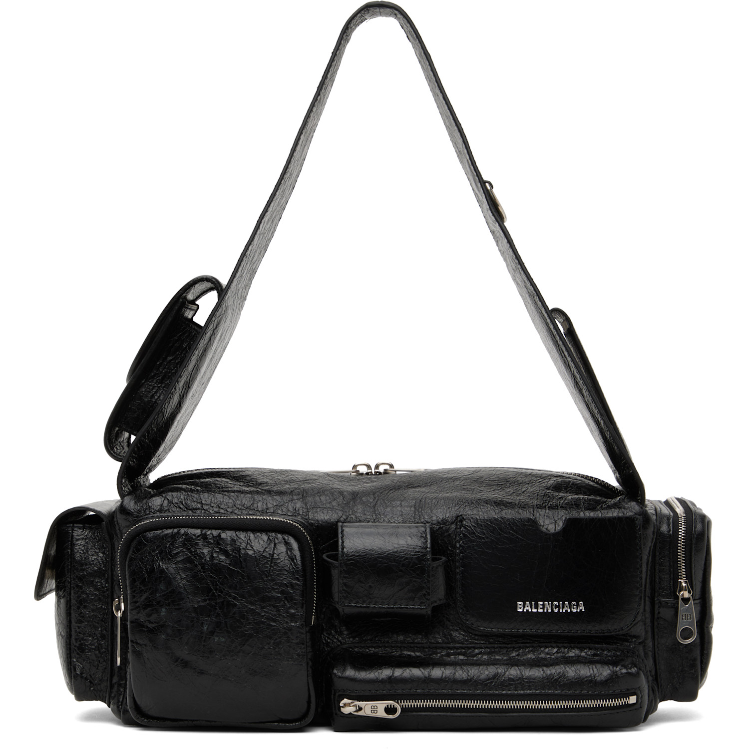 Balenciaga Black Superbusy Small Sling Bag