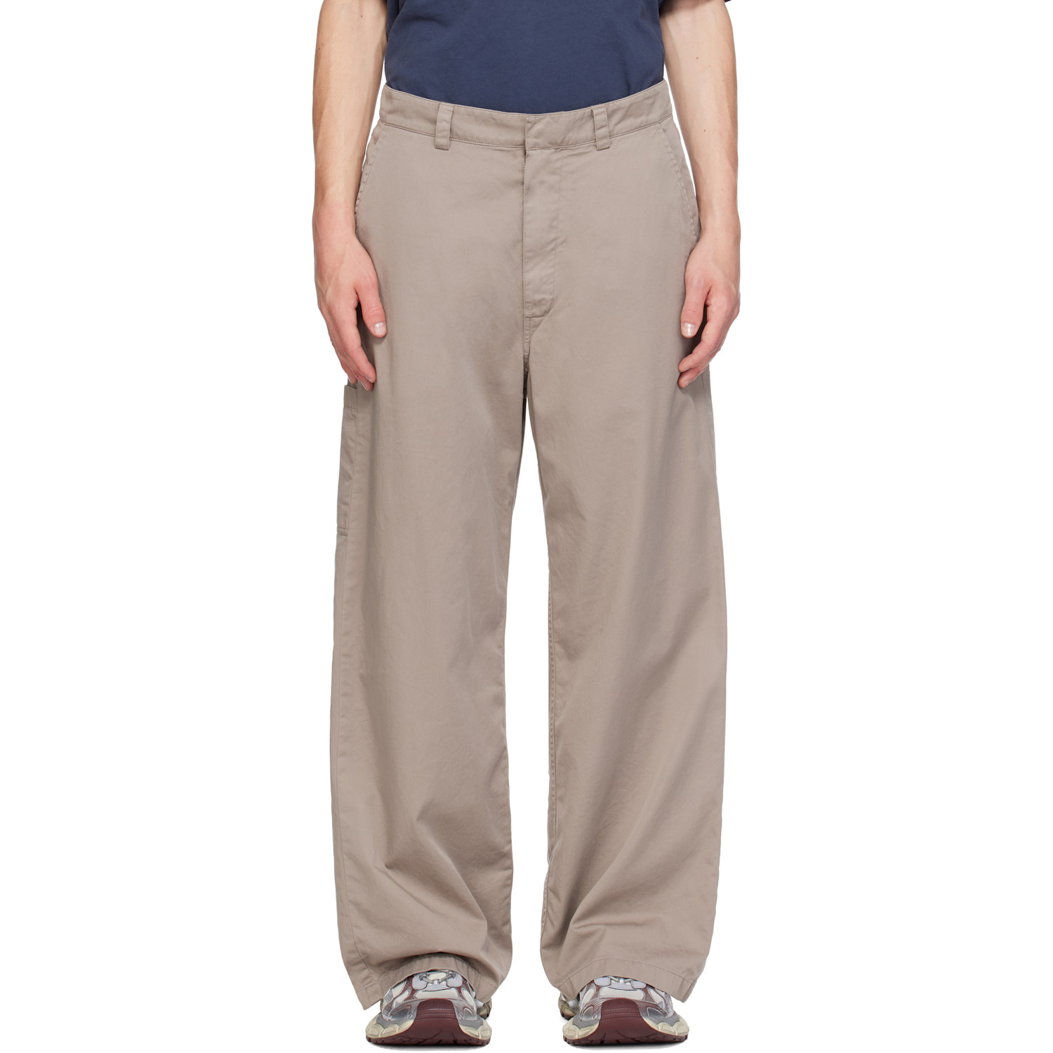 Balenciaga Beige Workwear Trousers