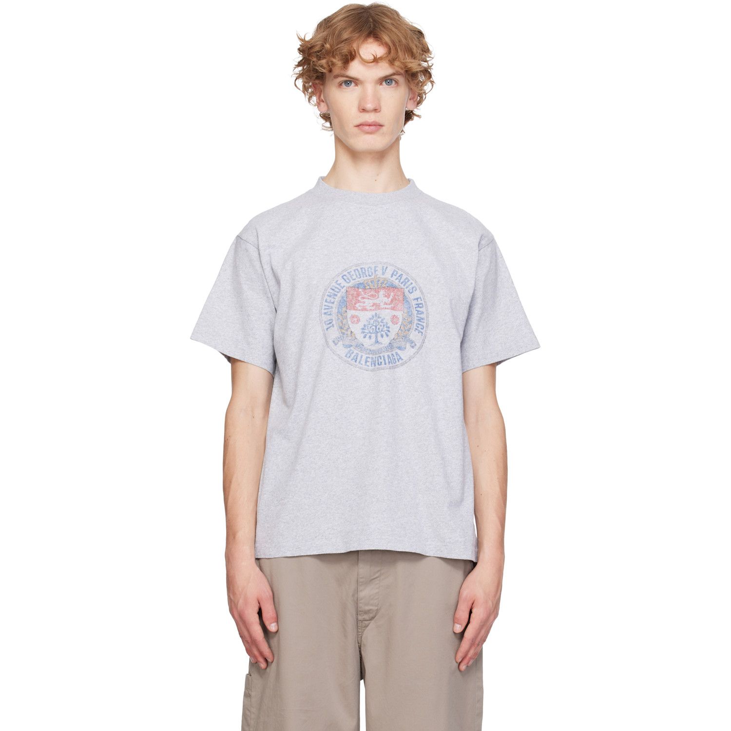 Balenciaga Gray Standard T-shirt