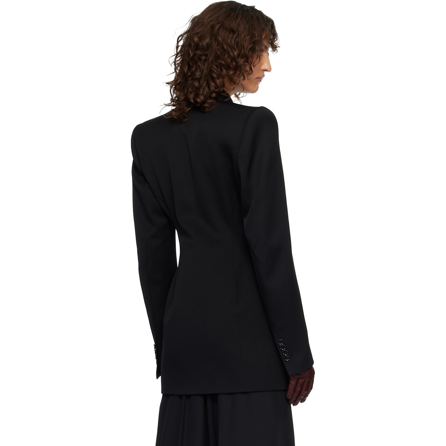  Mugler Black Hourglass Blazer 