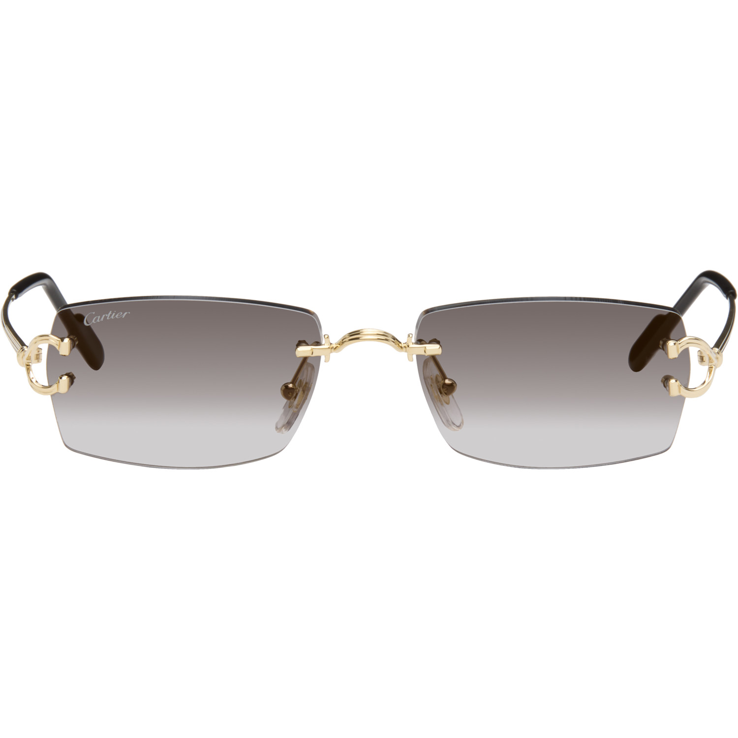 Cartier Gold 'Classic C de Cartier' Sunglasses