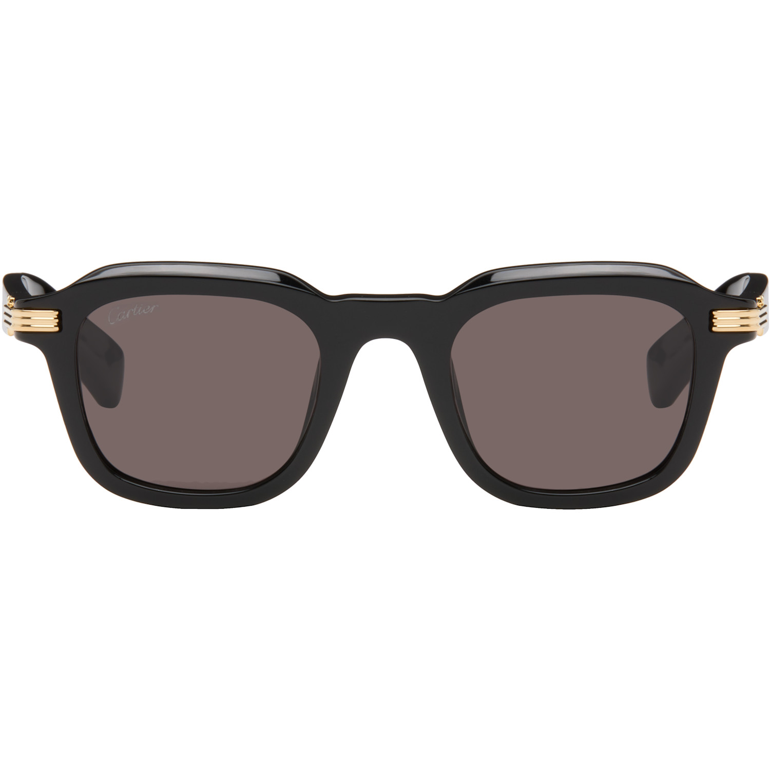 Cartier Black 'Première de Cartier' Sunglasses