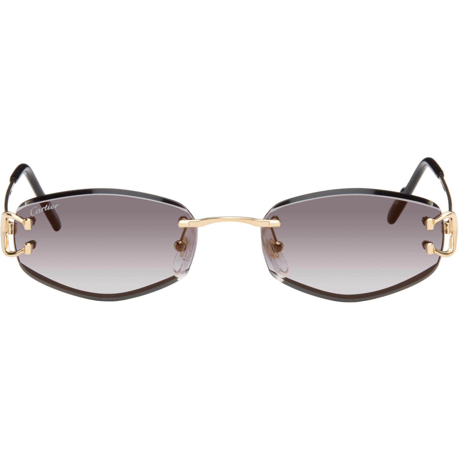 Cartier Gold 'Classic C de Cartier' Sunglasses
