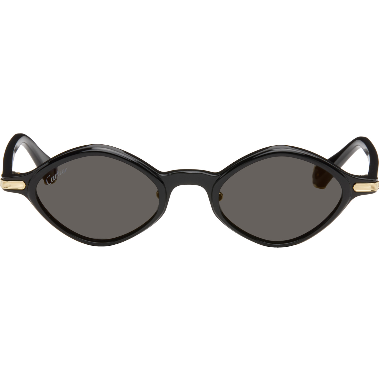 Cartier Black 'Première de Cartier' Sunglasses