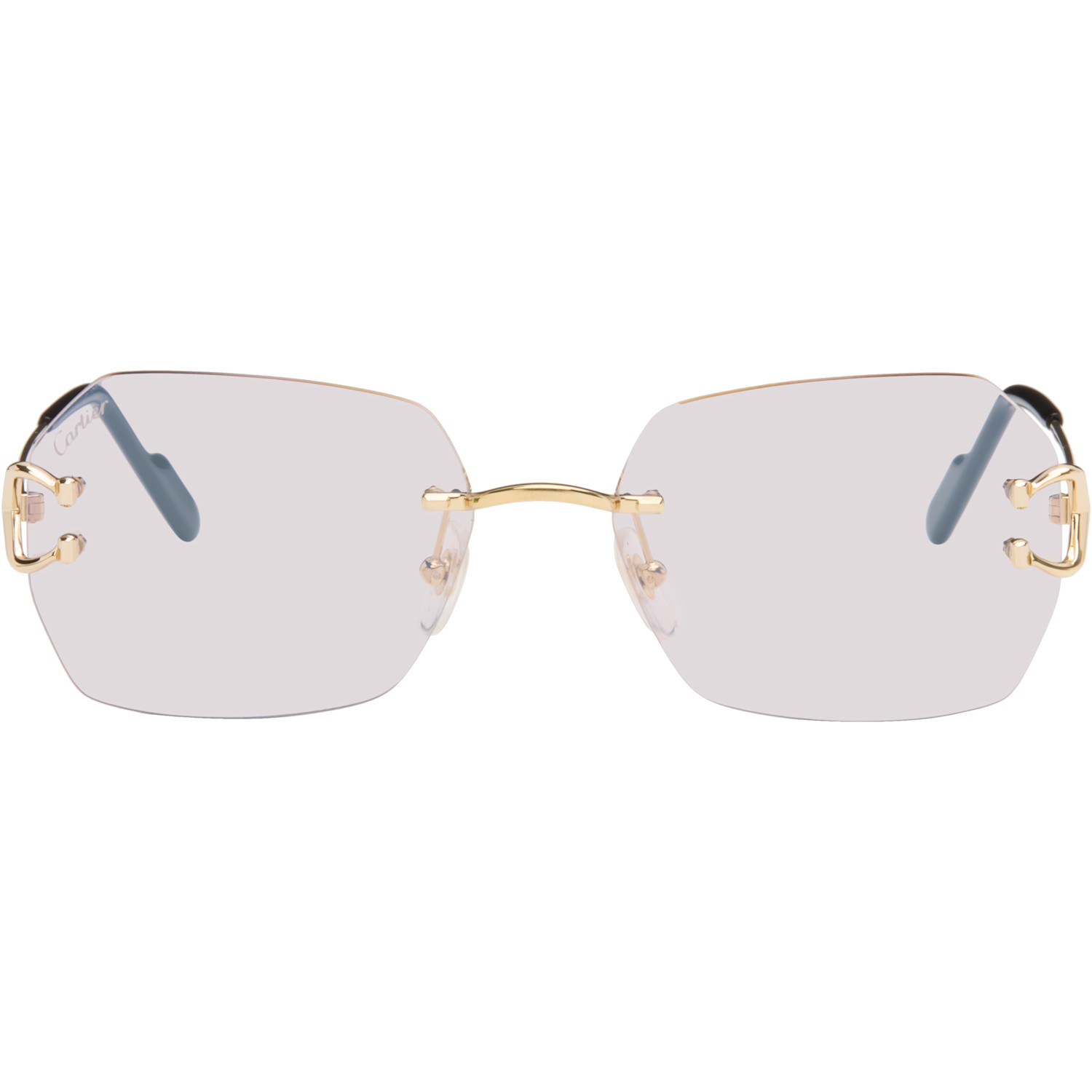 Cartier Gold 'Classic C de Cartier' Sunglasses
