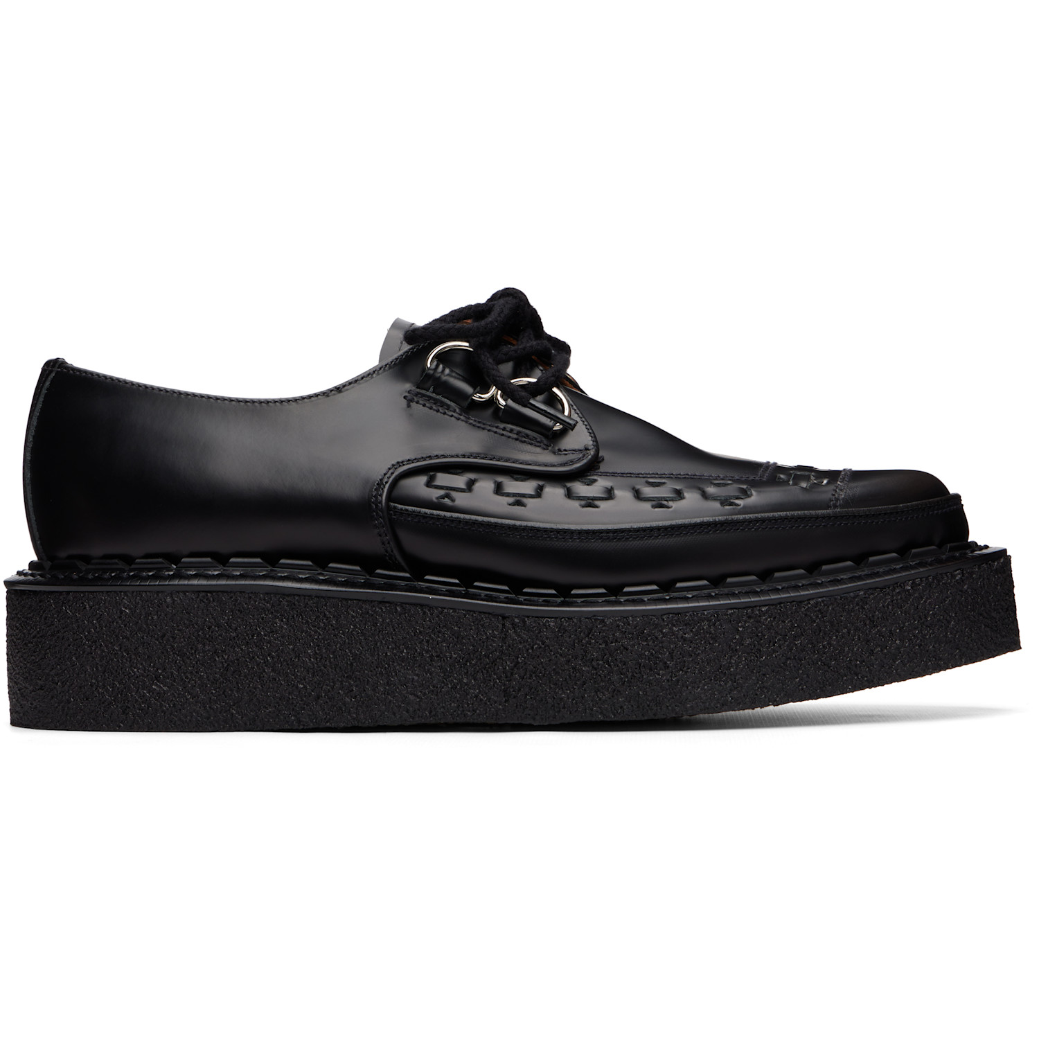 Comme des Garçons Homme Plus Black George Cox Edition D-ring Diano Gibson Derbys