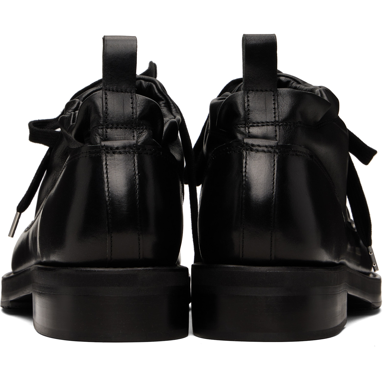  Comme Des Garçons Homme Plus Black Kids Love Gaite Edition Leather Derbys 