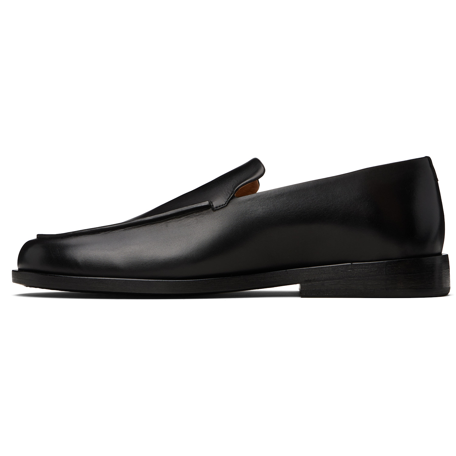  Marsèll Black Mocasso Leather Loafers 