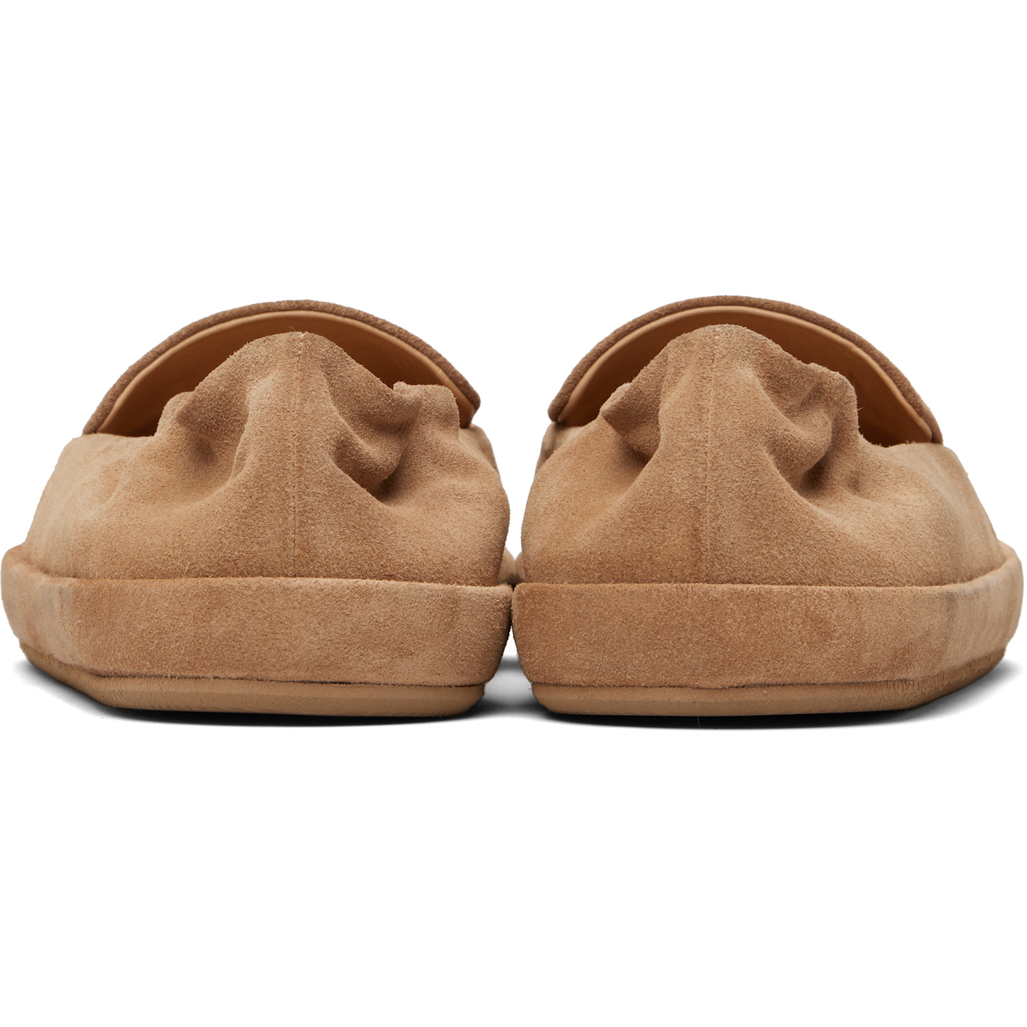  Marsèll Tan Scatopelle Suede Loafers 