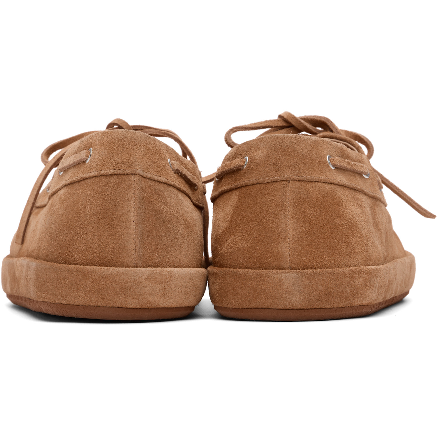  Marsèll Tan Scatopelle Boat Shoes 