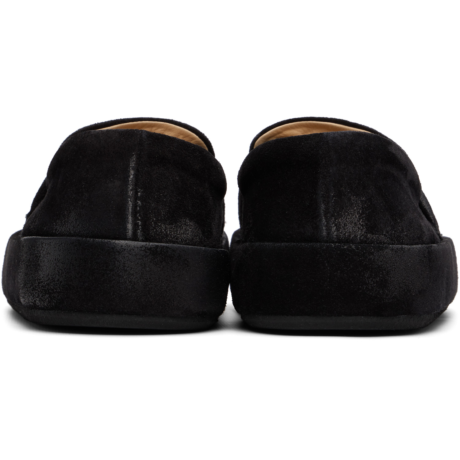  Marsèll Black Cassapelle Loafers 
