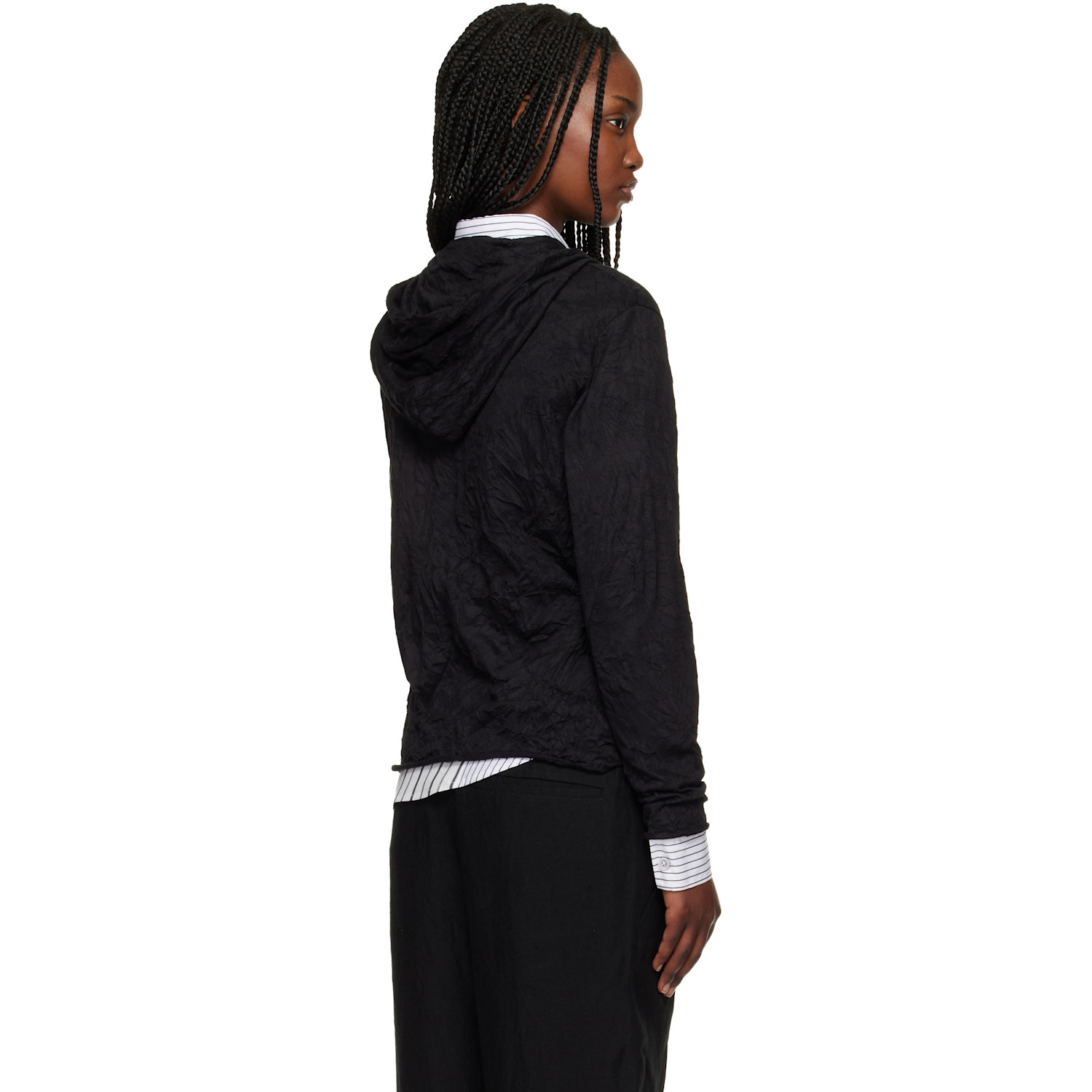  Post Archive Faction (paf) Black Zip Hoodie 