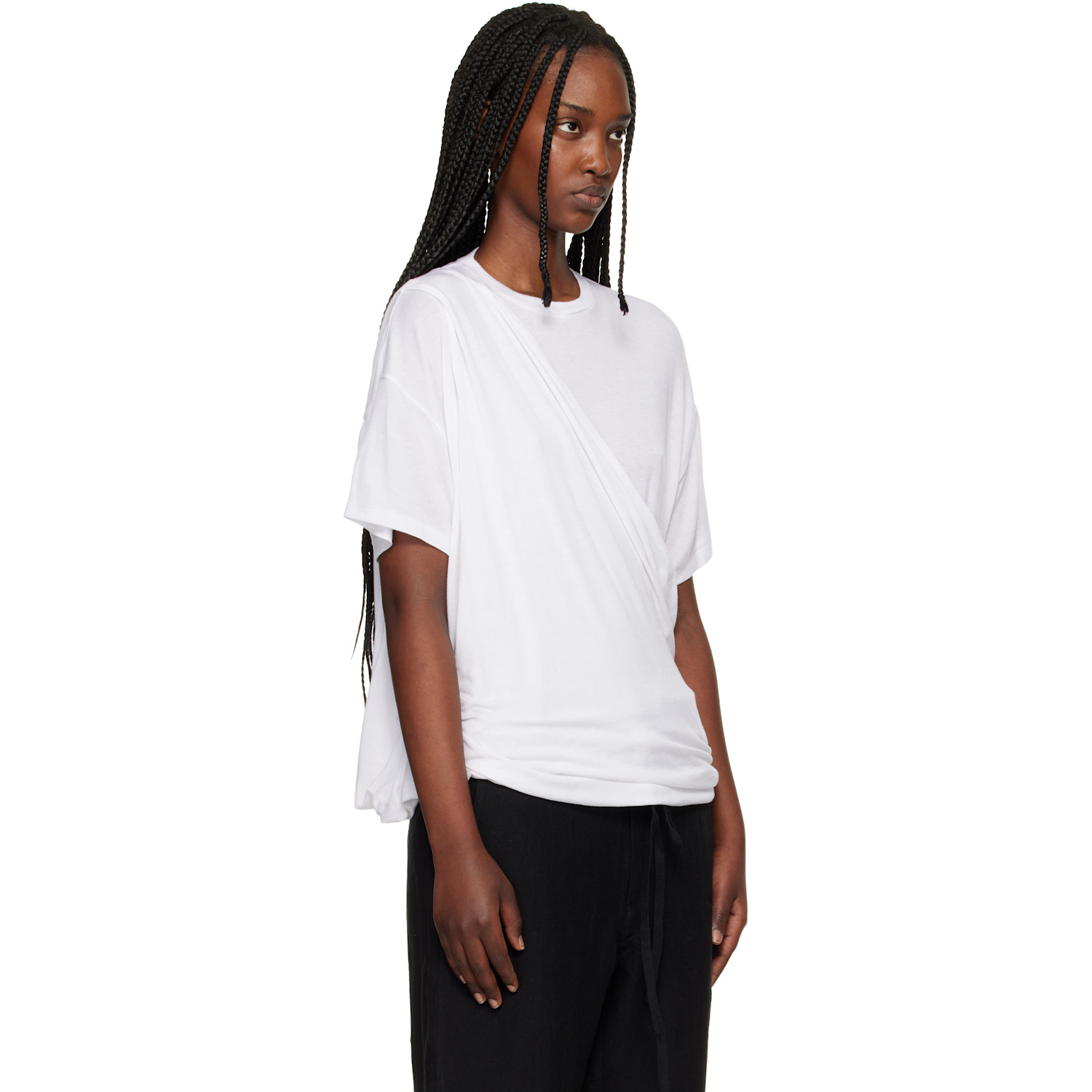  Post Archive Faction (paf) White Drifter T-shirt 