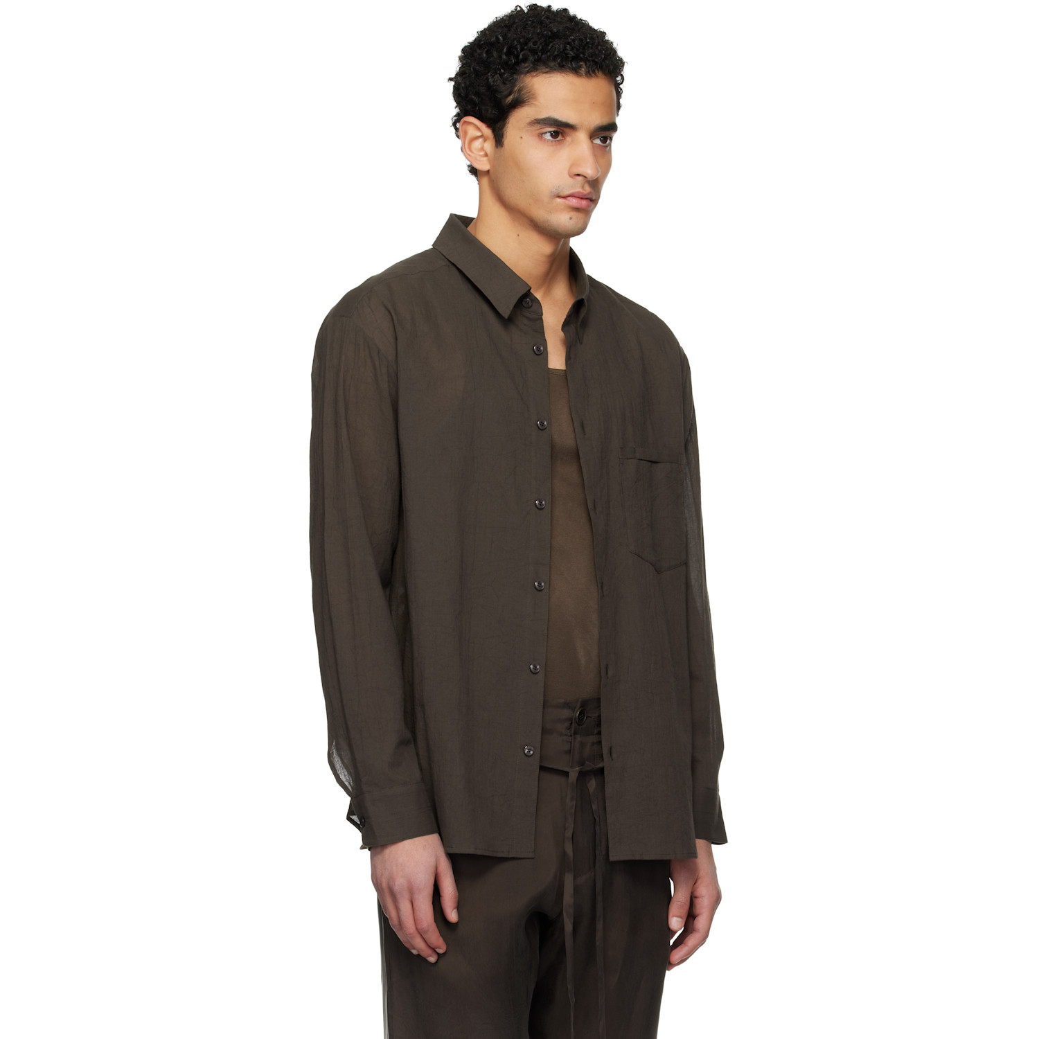  Post Archive Faction (paf) Brown Archive Shirt 