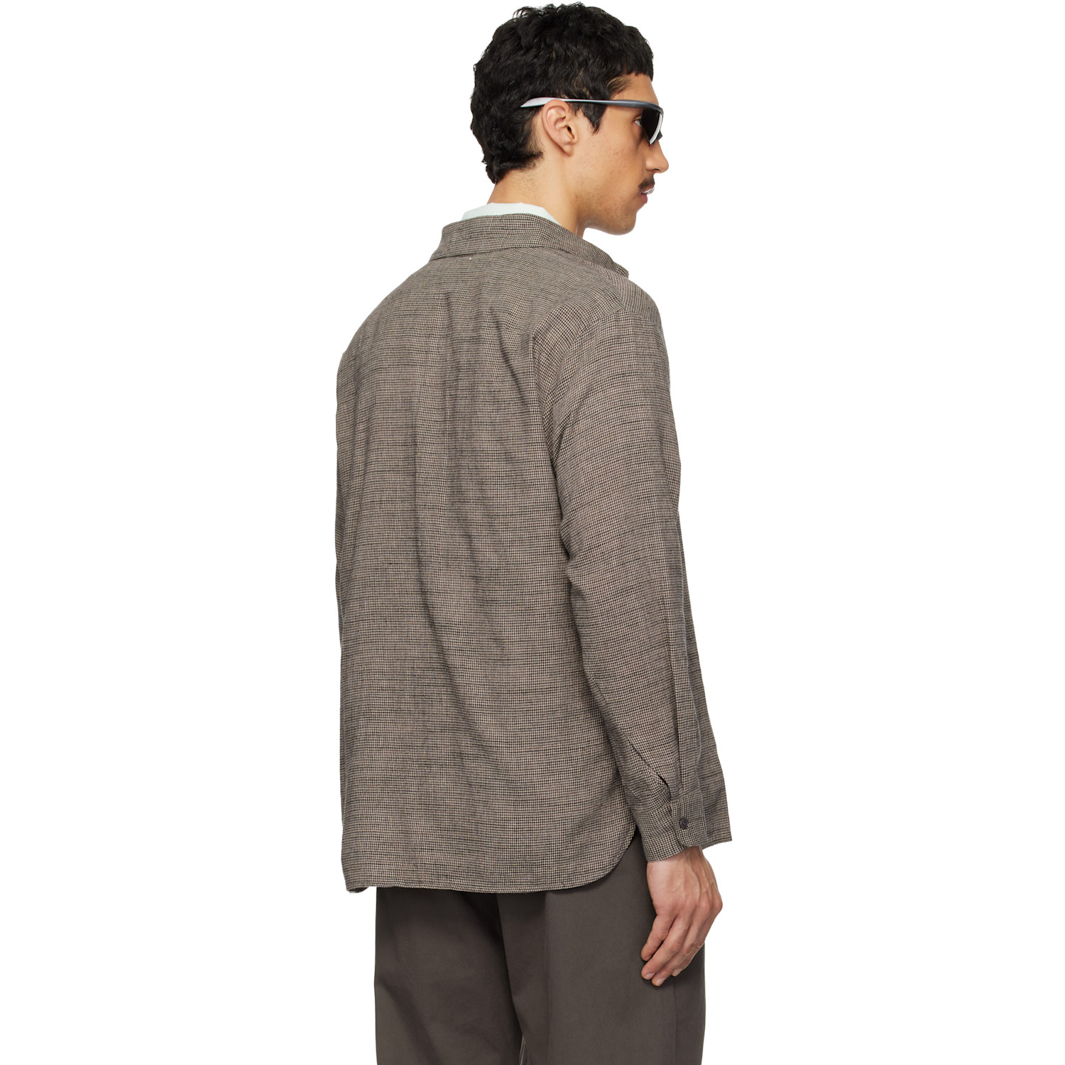  Post Archive Faction (paf) Taupe Zip Archive Shirt 