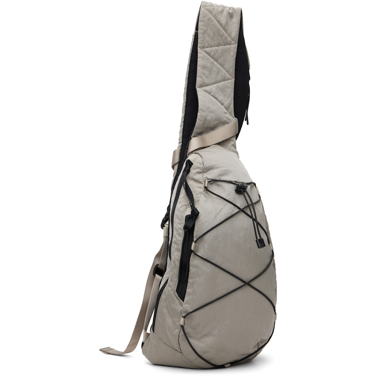  C.p. Company Gray Nylon B Crossbody Backpack 
