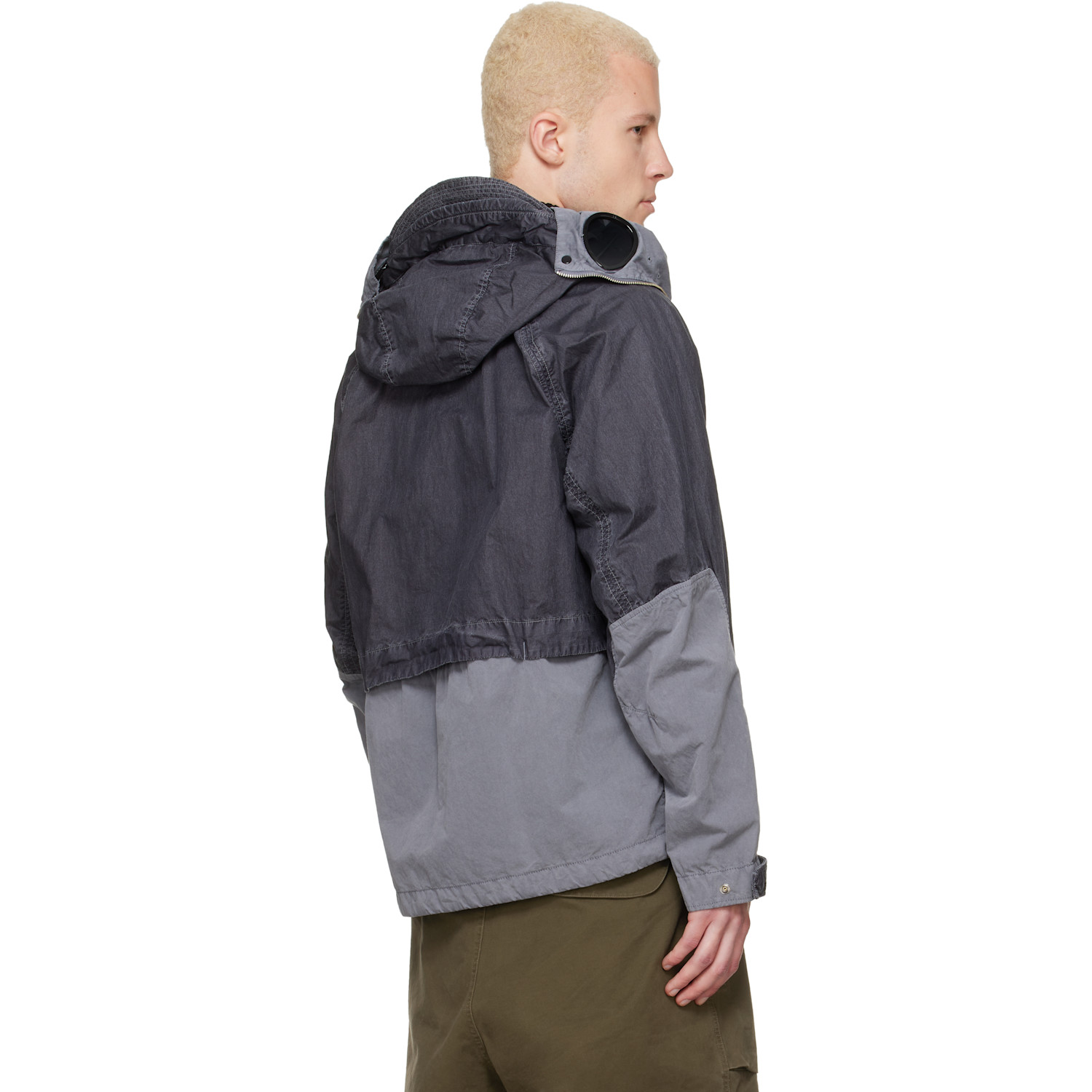  C.p. Company Gray 50 Fili Wax Explorer Jacket 