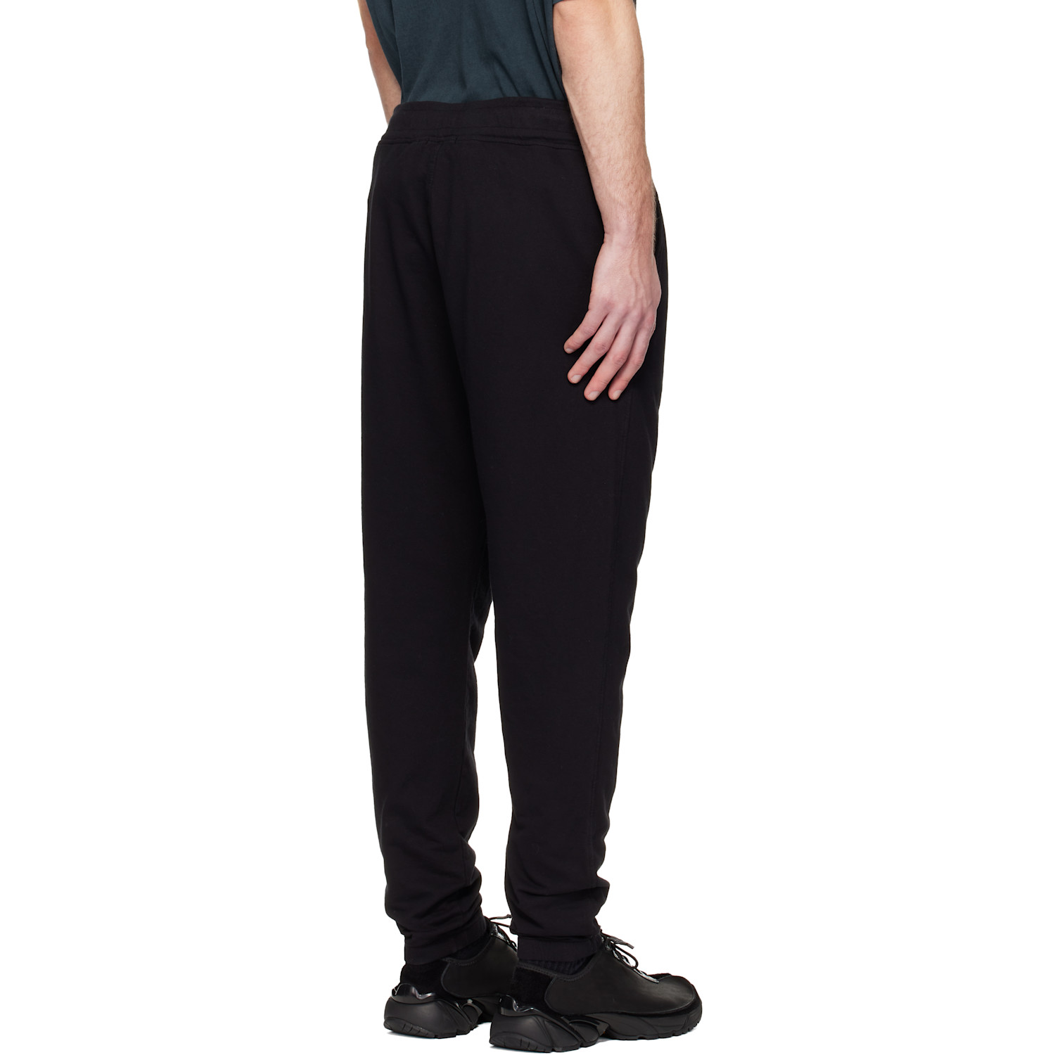  C.p. Company Black Light Fleece Lens Sweatpants 