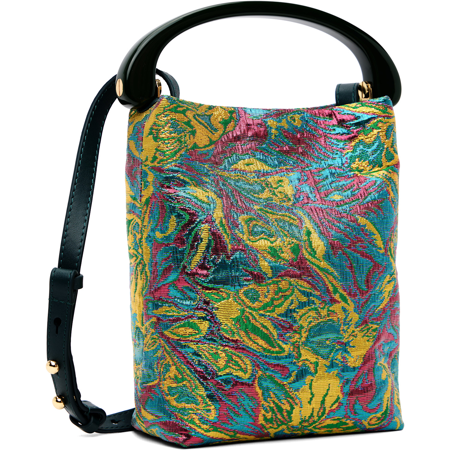  Dries Van Noten Multicolor Crisp Floral Bag 