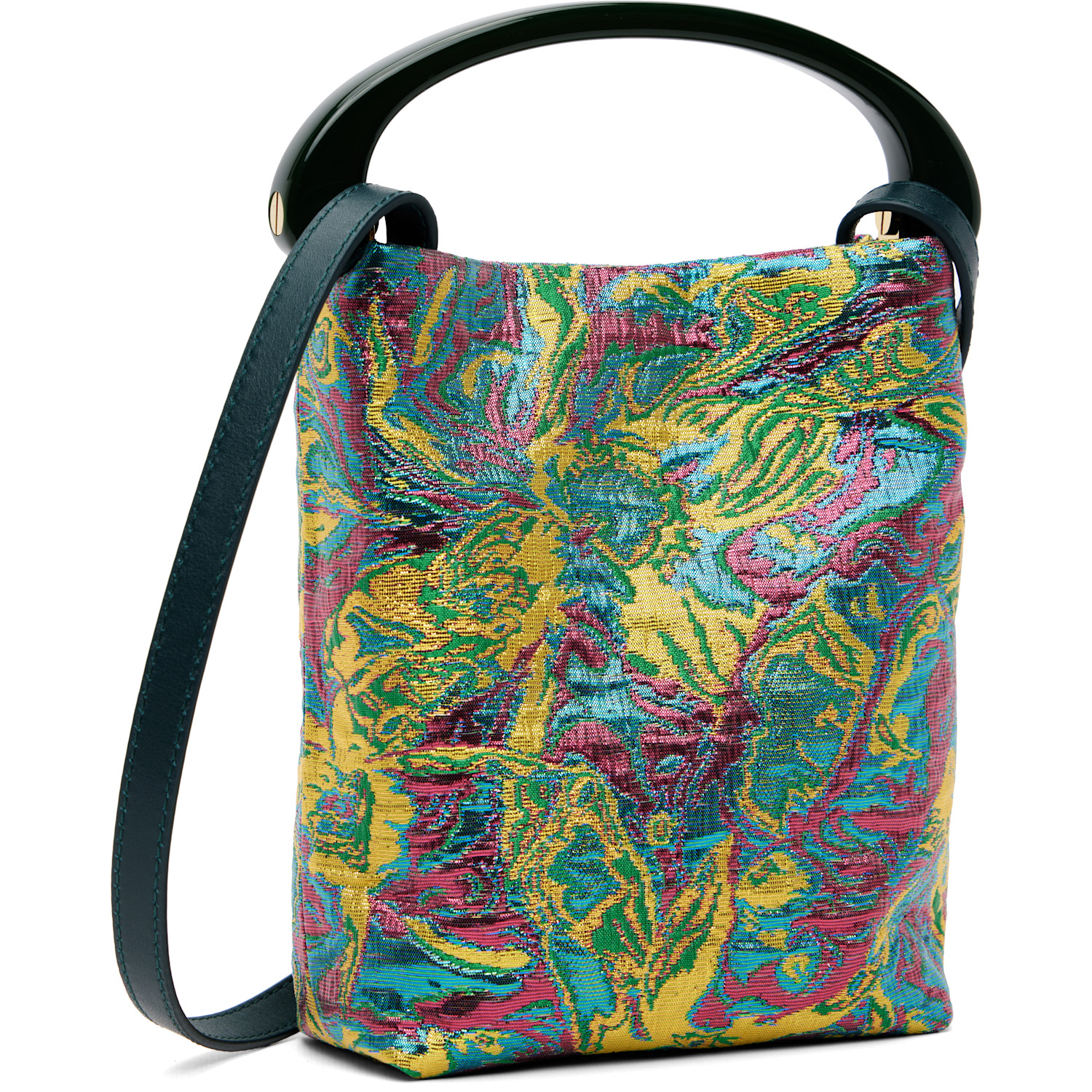 Dries Van Noten Multicolor Crisp Floral Bag 