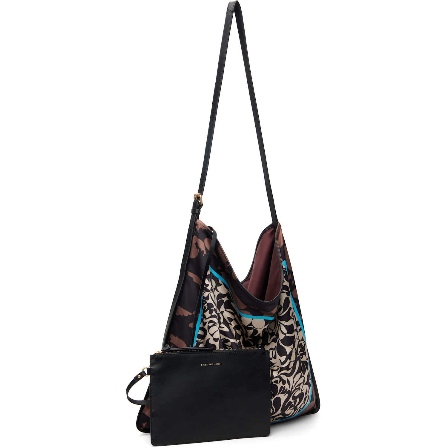  Dries Van Noten Multicolor Small Scarf Tote 