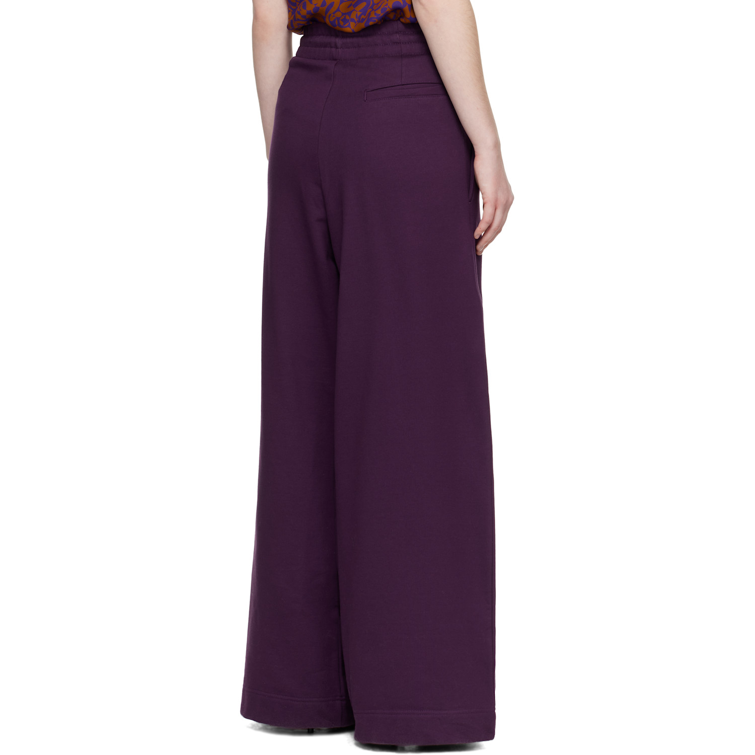  Dries Van Noten Purple Loose Sweatpants 