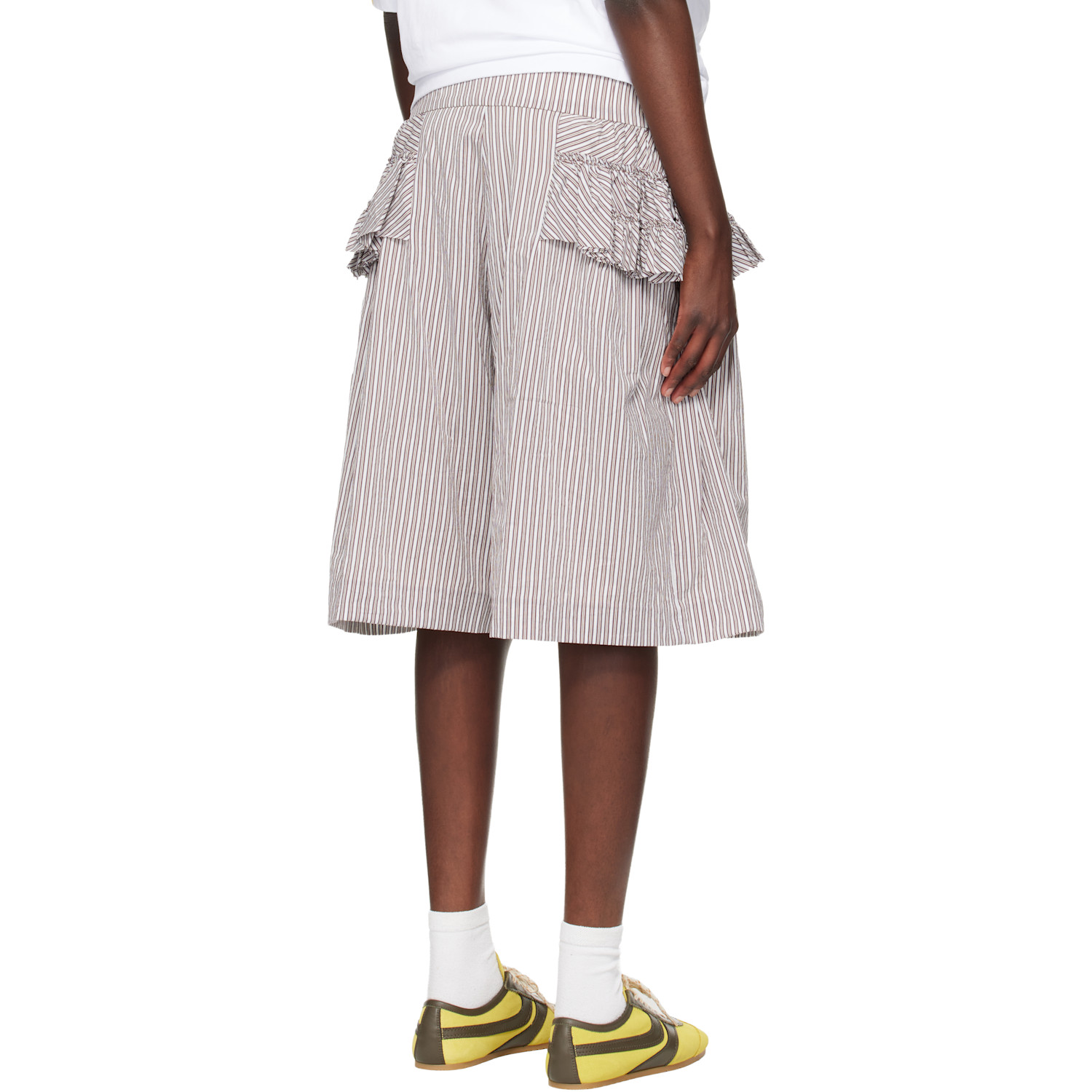  Dries Van Noten Multicolor Ruffled Shorts 