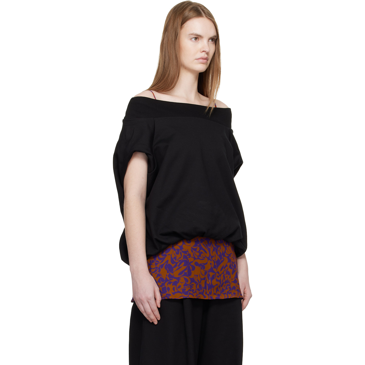  Dries Van Noten Black Cocoon Sweatshirt 