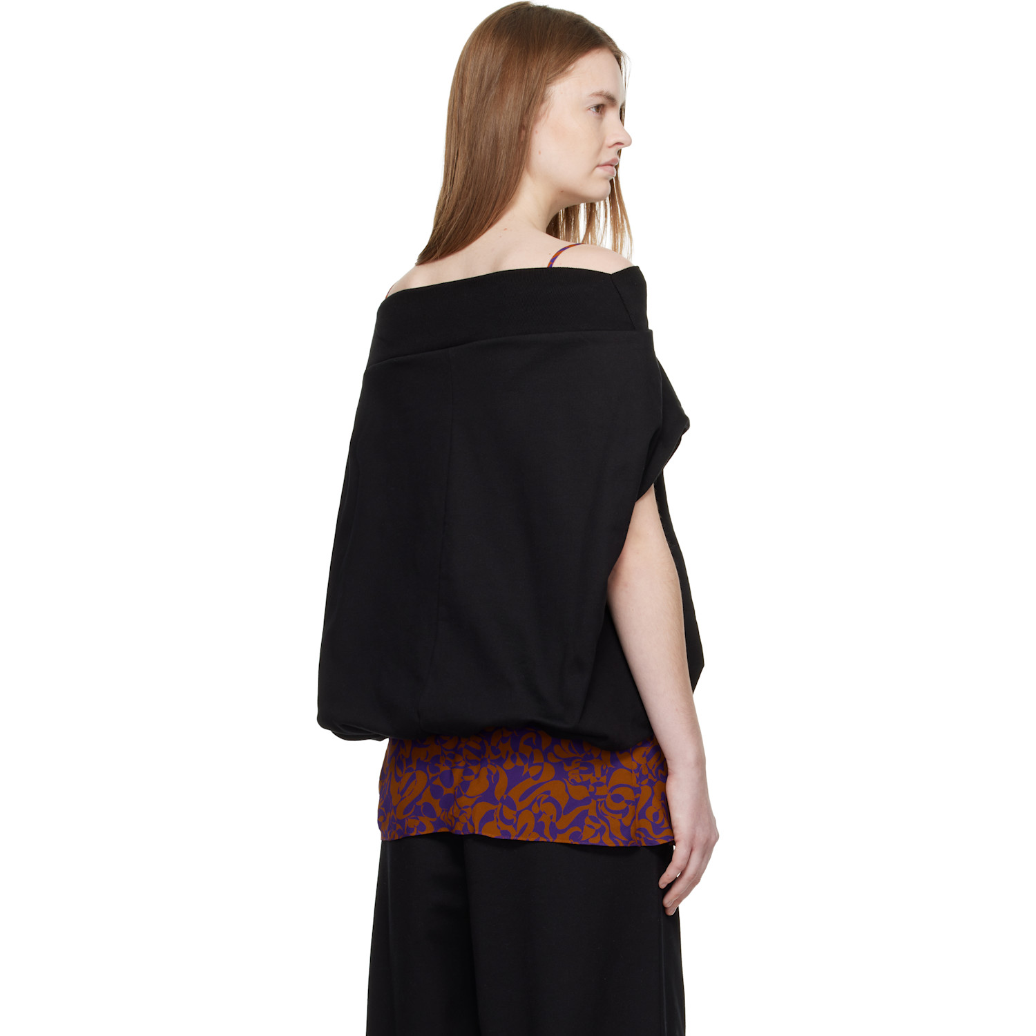  Dries Van Noten Black Cocoon Sweatshirt 