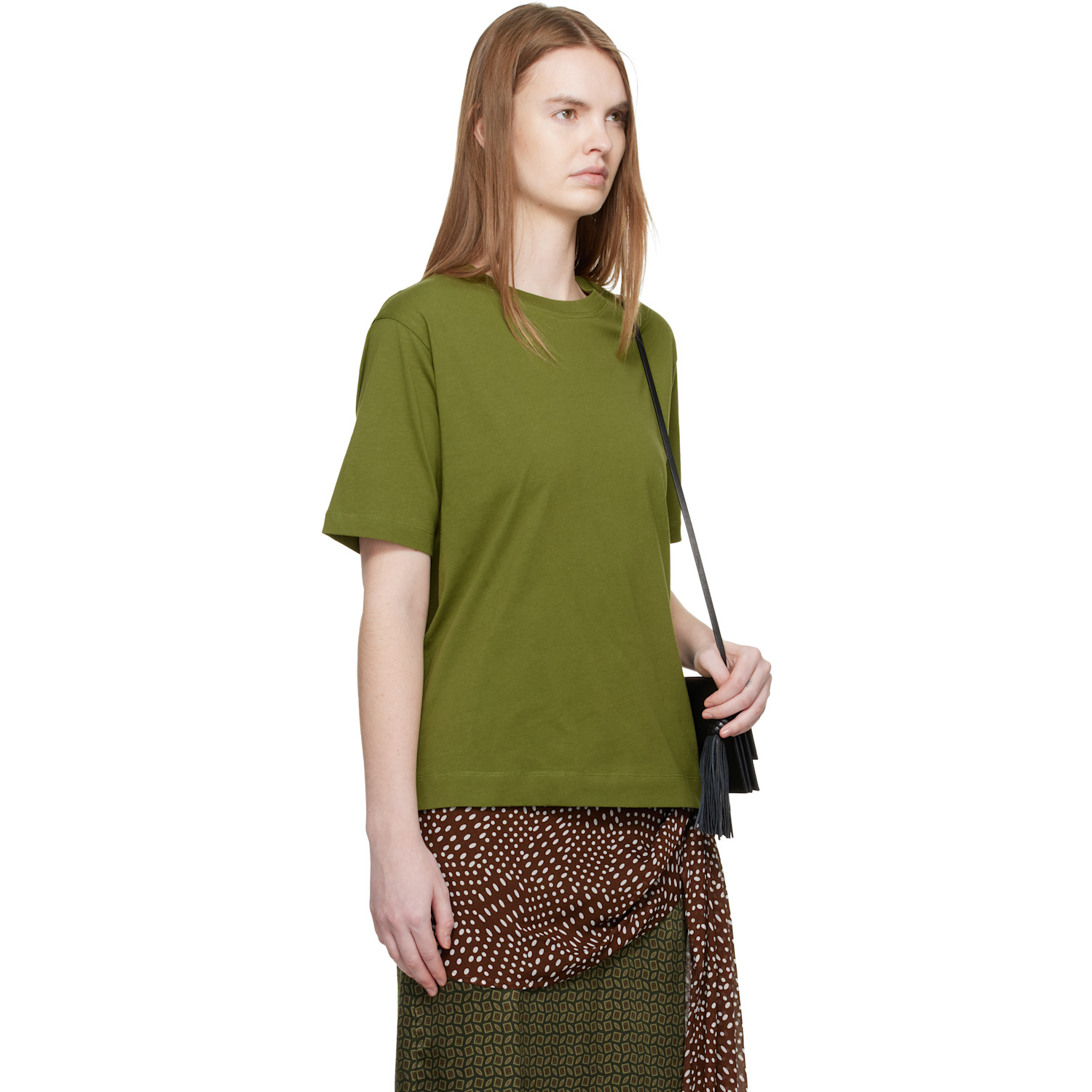  Dries Van Noten Green Cotton T-shirt 