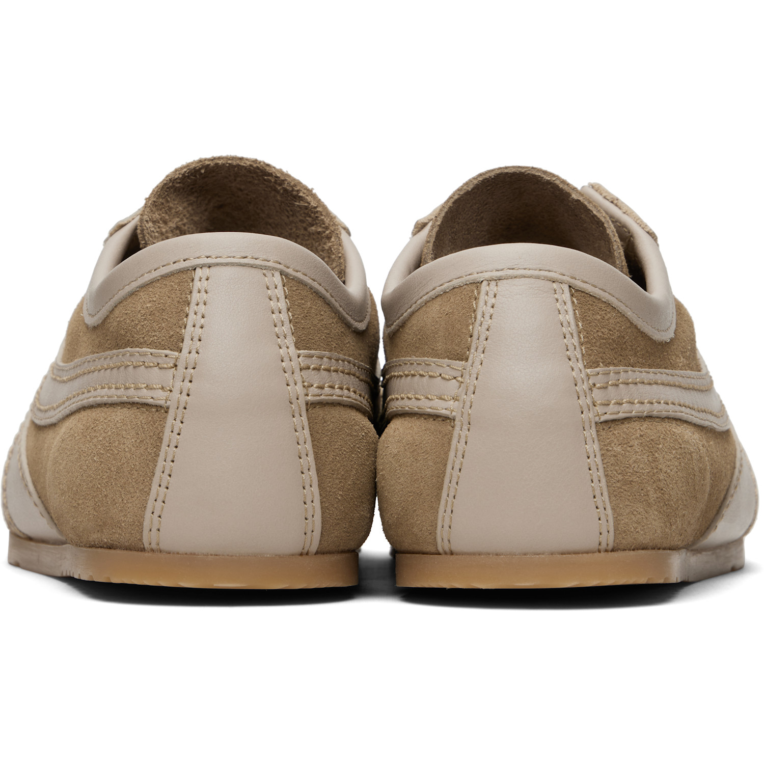  Dries Van Noten Beige Suede Sneakers 