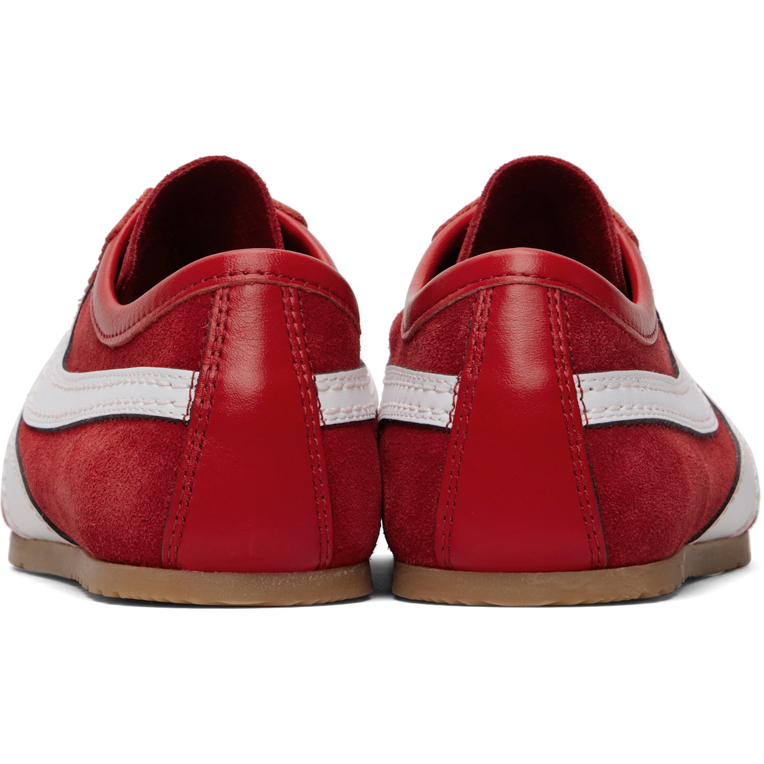  Dries Van Noten Red Suede Sneakers 