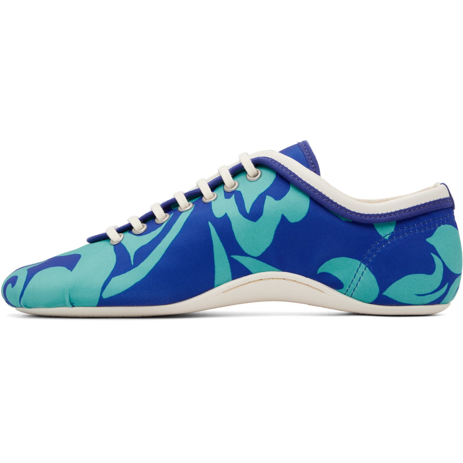  Dries Van Noten Blue Soft & Slim Climbing Ballerina Sneakers 