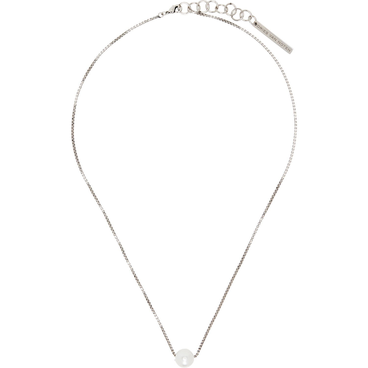 Dries Van Noten Pearl Stud Necklace