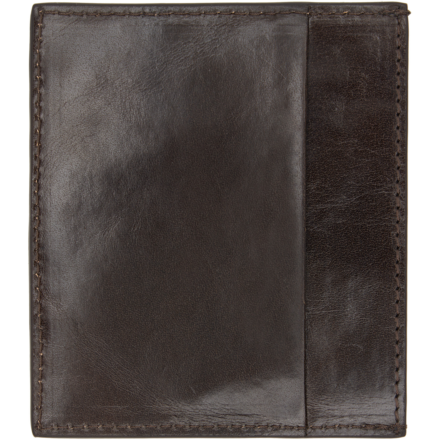  Dries Van Noten Brown Calfskin Card Holder 