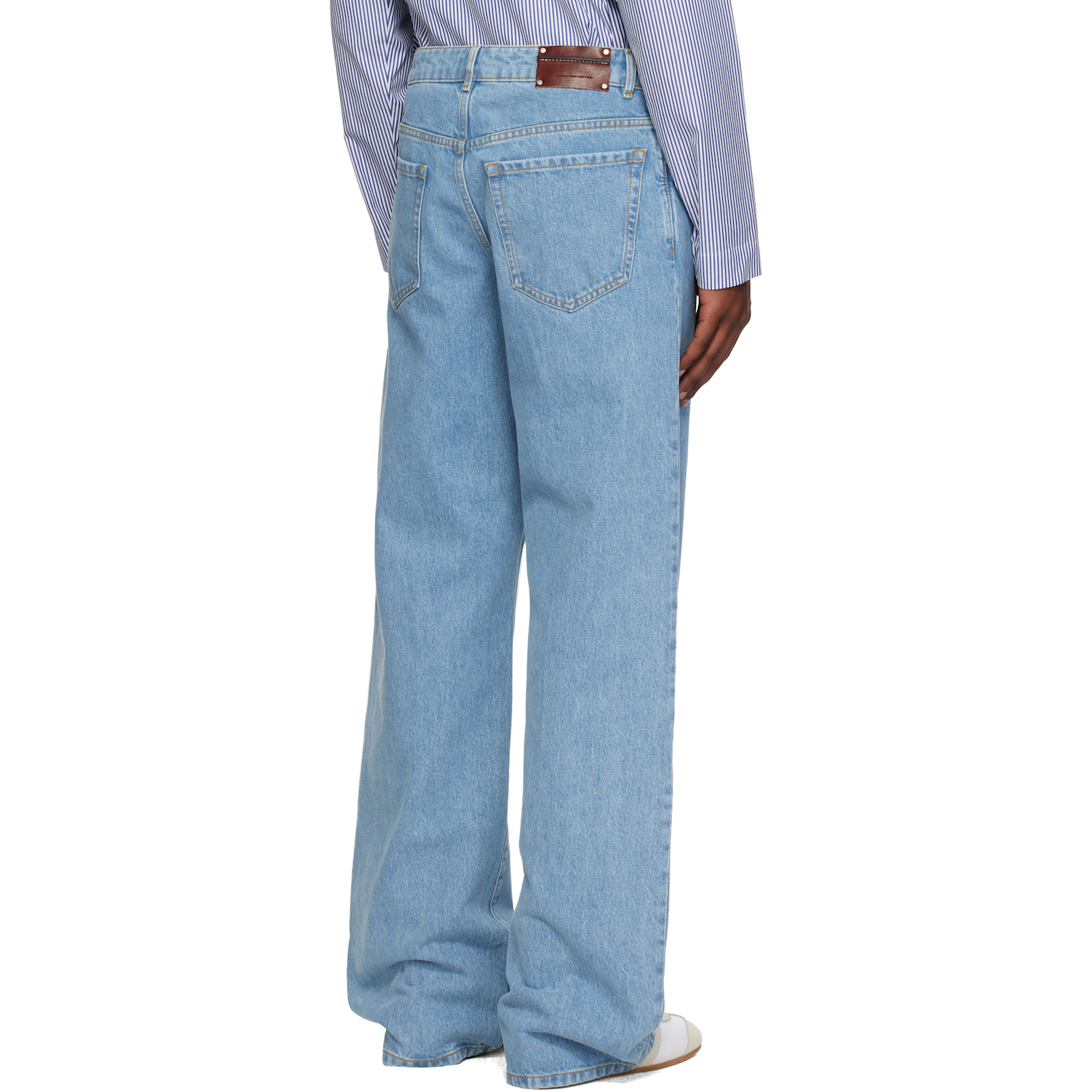  Dries Van Noten Blue Straight Leg Jeans 