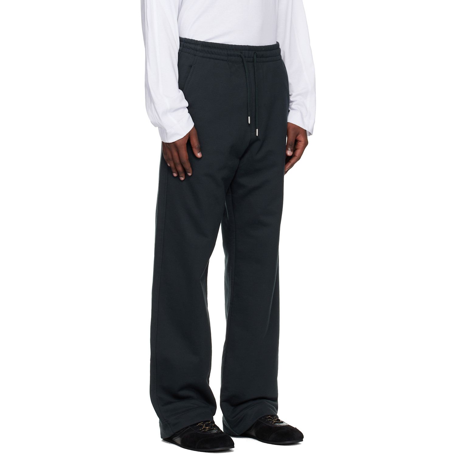  Dries Van Noten Black Drawstring Sweatpants 