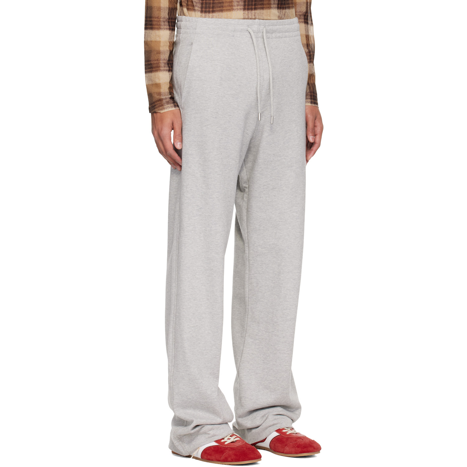  Dries Van Noten Gray Drawstring Sweatpants 