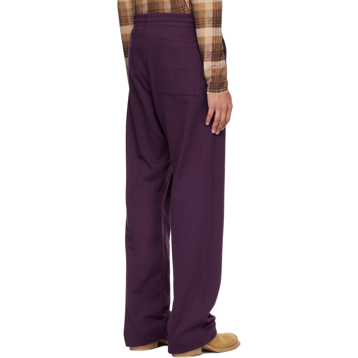  Dries Van Noten Purple Drawstring Sweatpants 