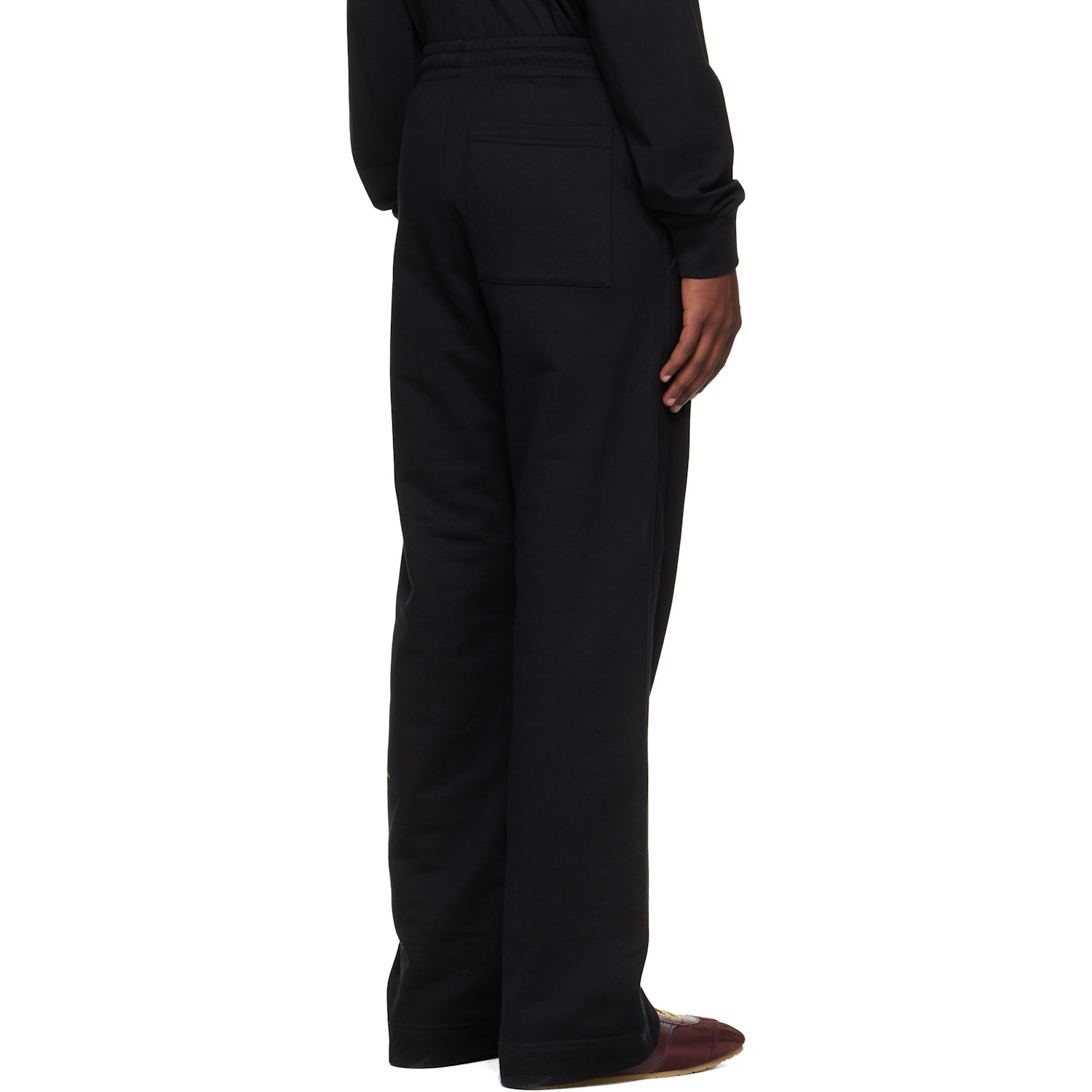  Dries Van Noten Black Drawstring Sweatpants 