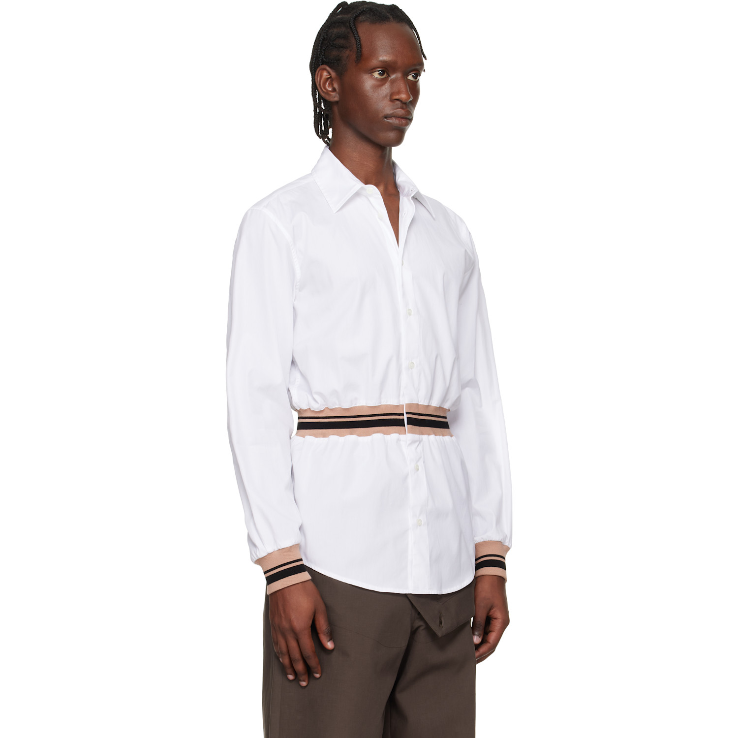  Dries Van Noten White Cotton Shirt 