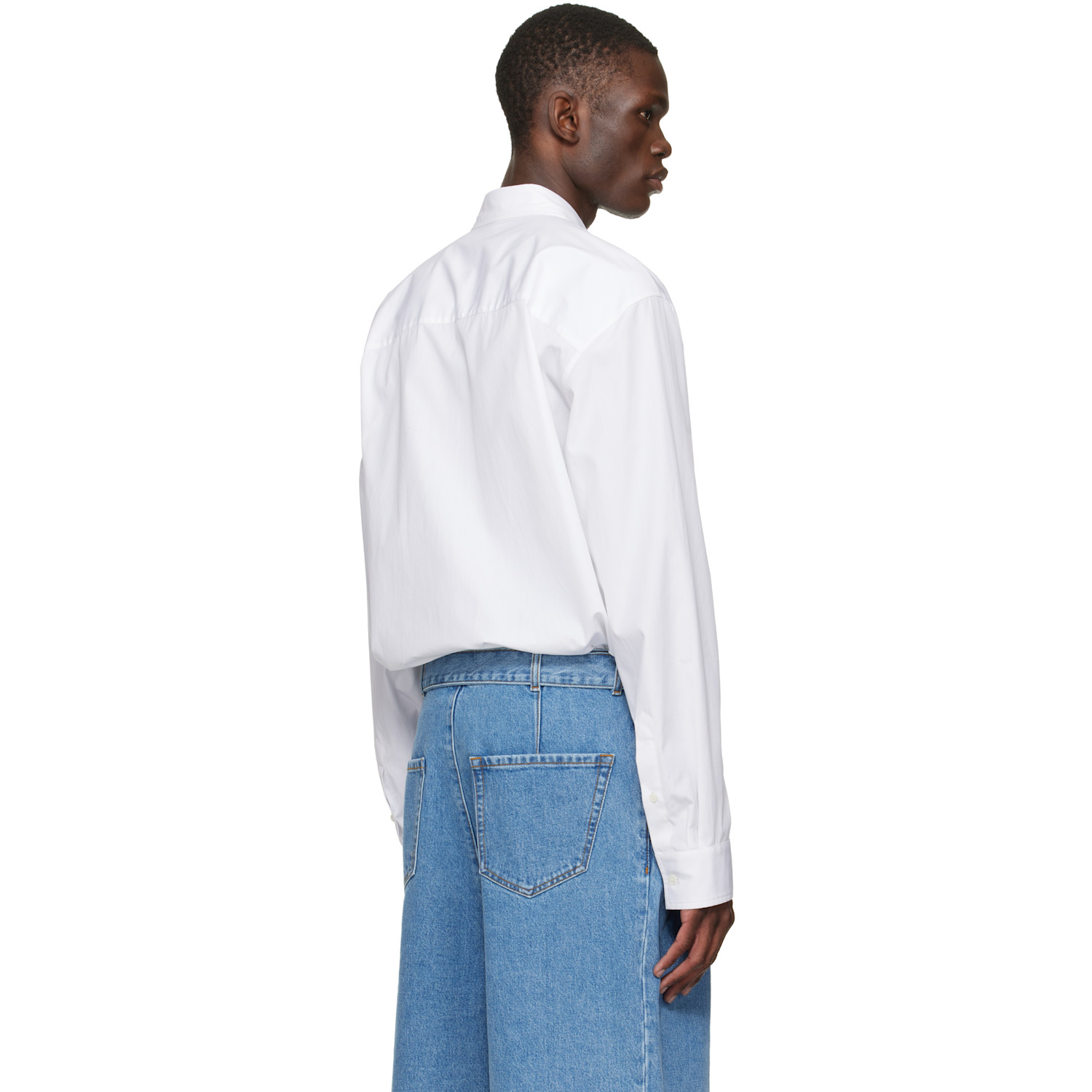 Dries Van Noten White Sequinned Shirt 
