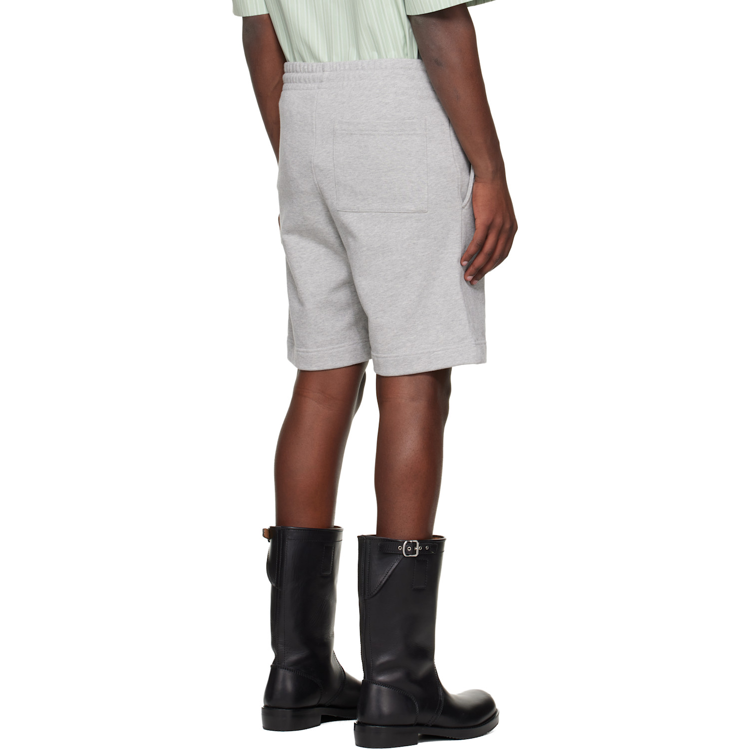  Dries Van Noten Gray Drawstring Shorts 