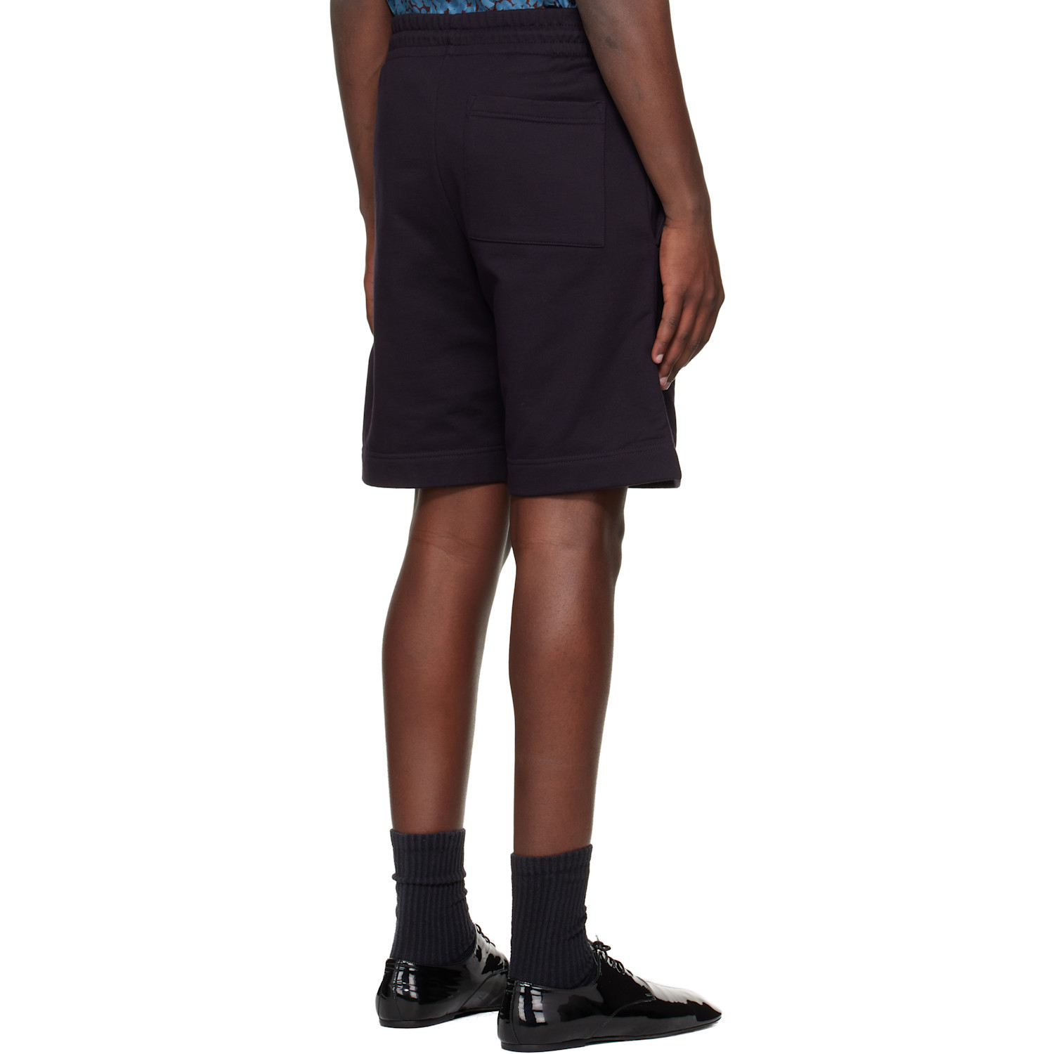  Dries Van Noten Navy Drawstring Shorts 