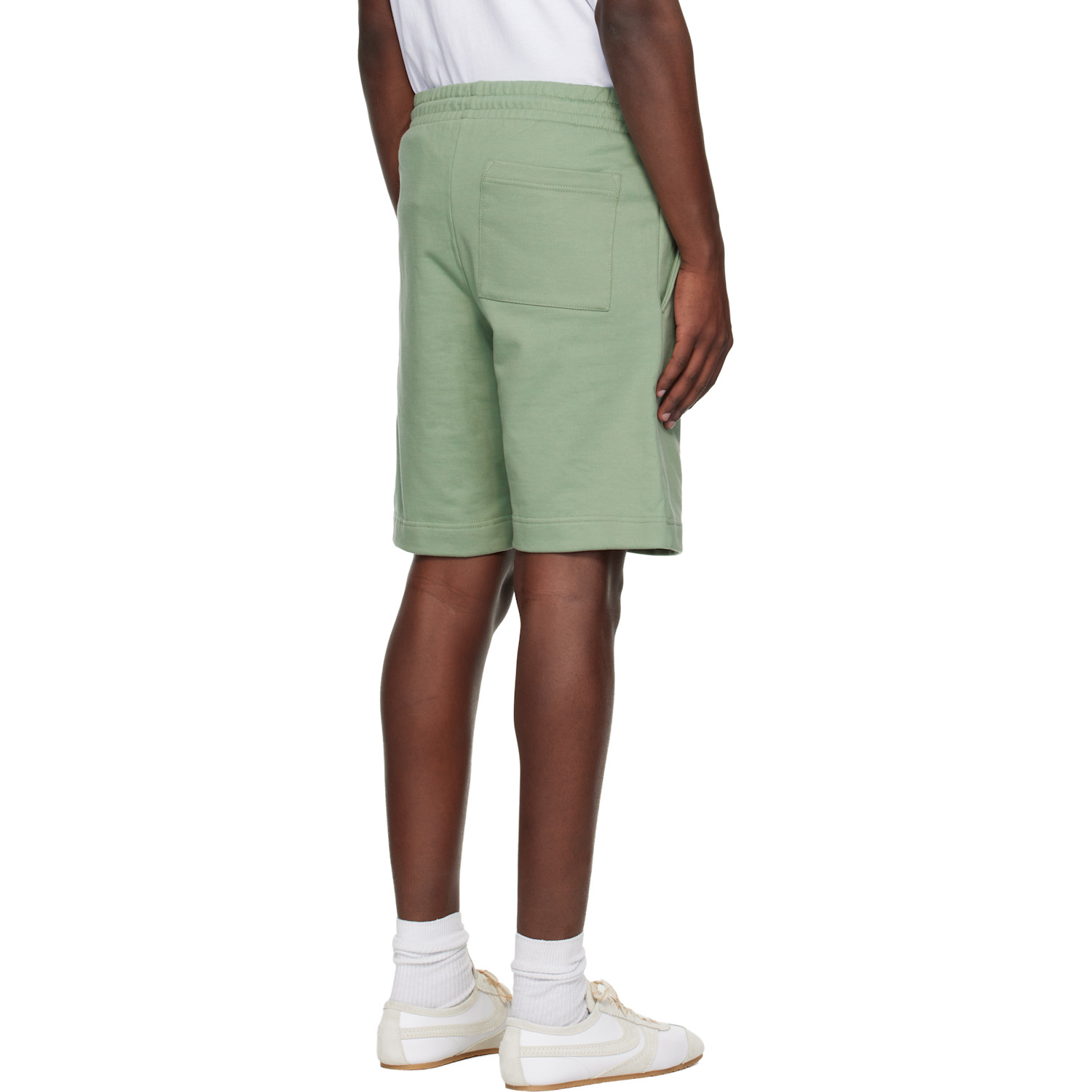  Dries Van Noten Green Drawstring Shorts 
