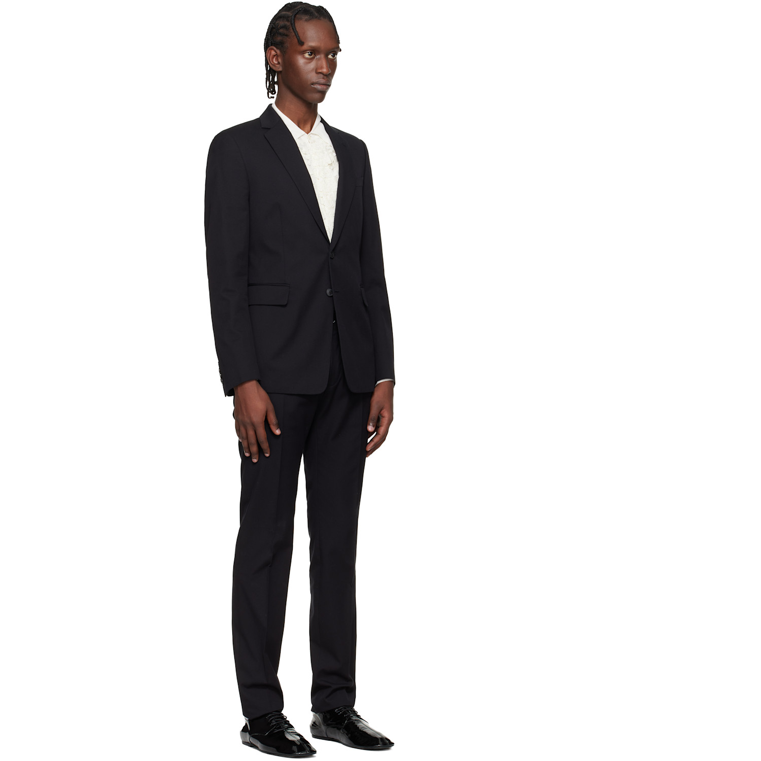  Dries Van Noten Black Single-breasted Suit 