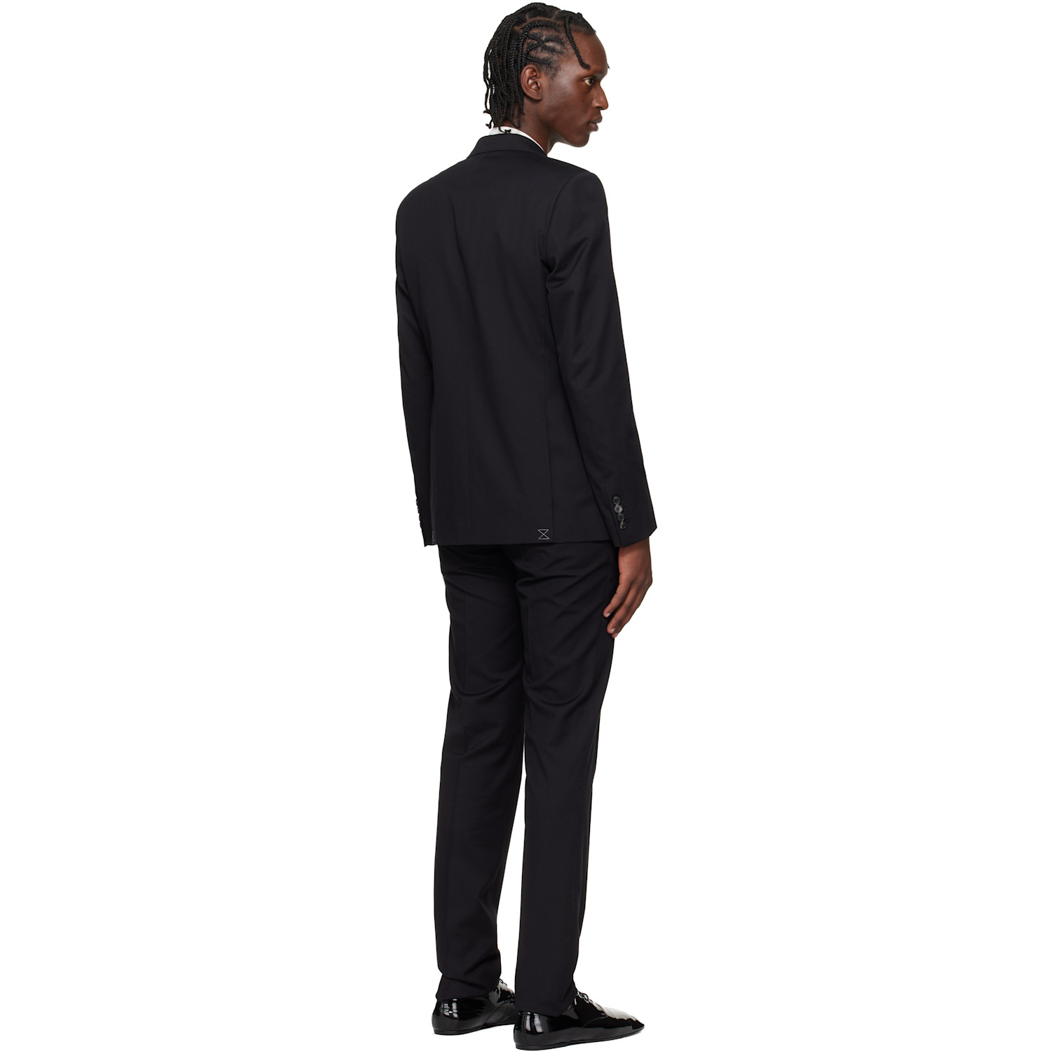  Dries Van Noten Black Single-breasted Suit 