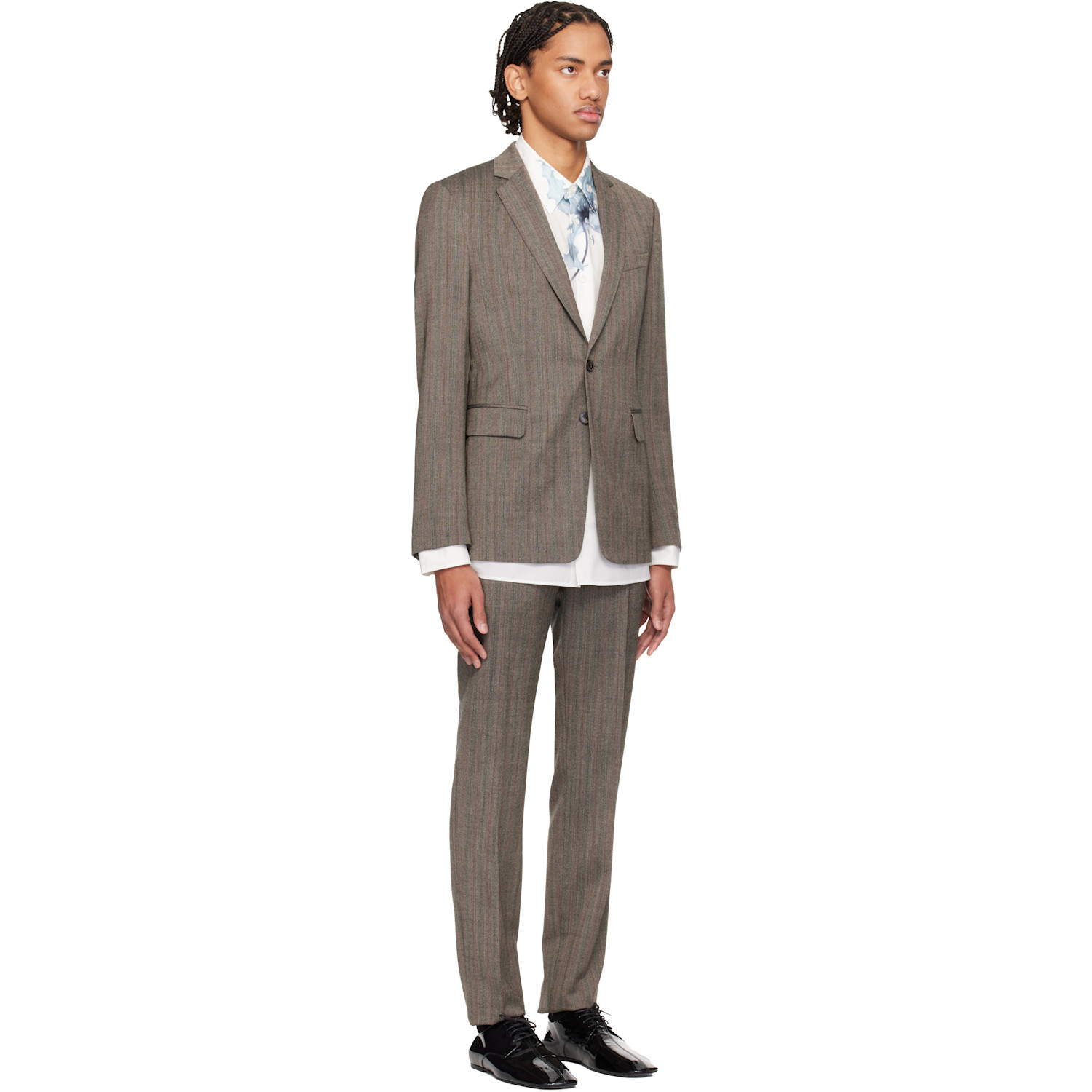  Dries Van Noten Gray Slim-fit Suit 