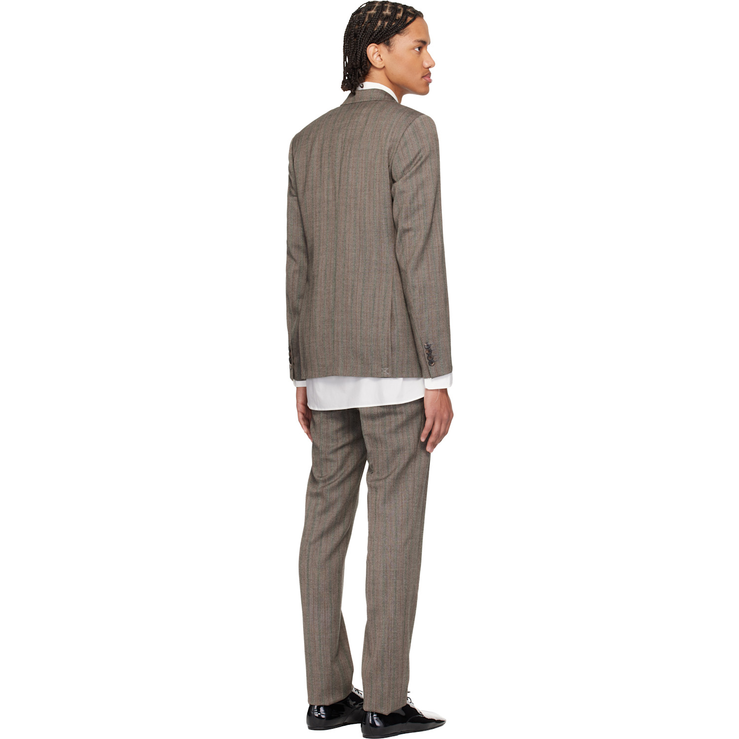 Dries Van Noten Gray Slim-fit Suit 