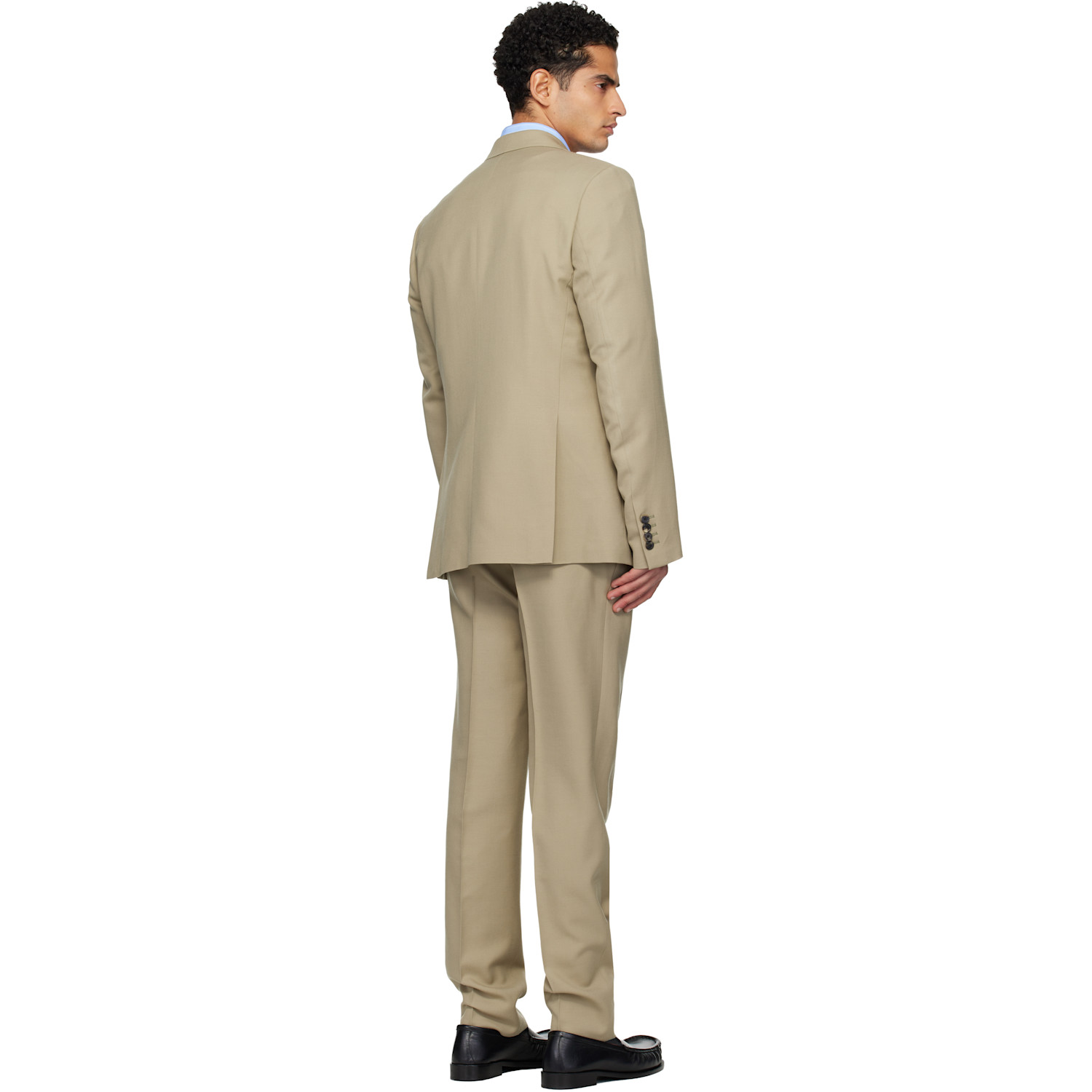  Dries Van Noten Gray Single-breasted Suit 